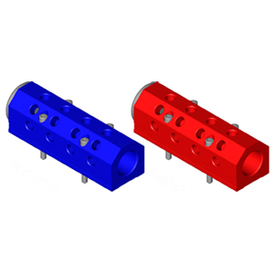 Anodized Aluminum Inline Manifolds