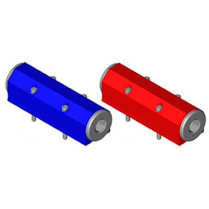 Anodized Aluminum Manifolds with Bottom Port